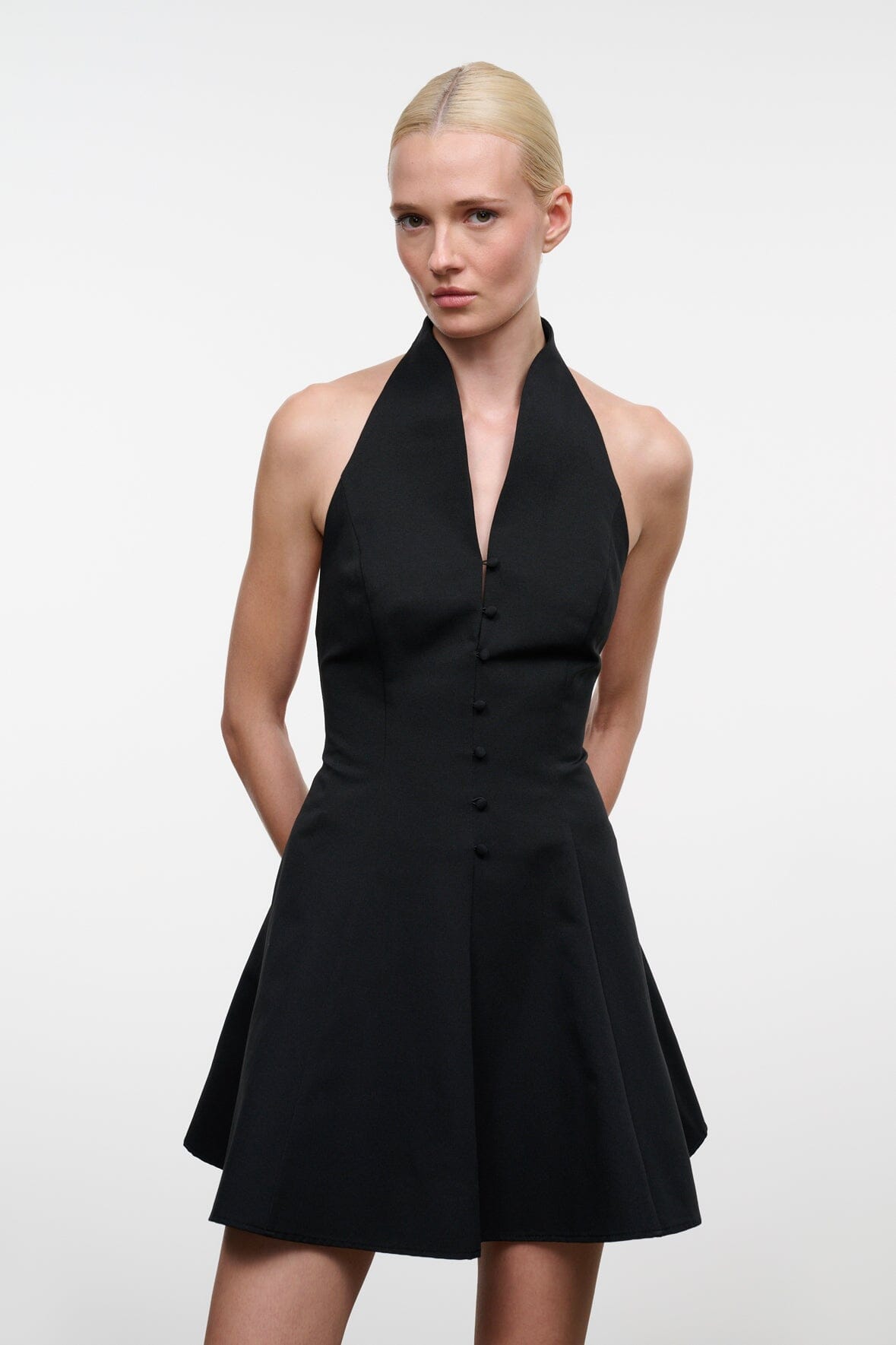 Stella Mini Dress | Black — 4