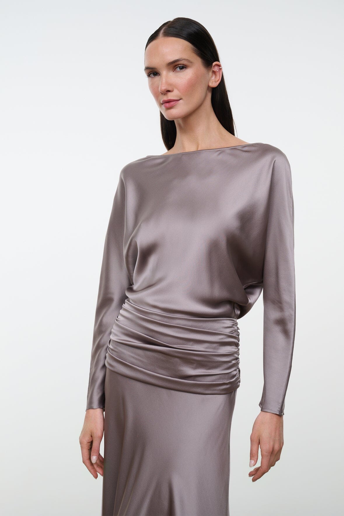 Freda Silk Dress | Zinc — 2