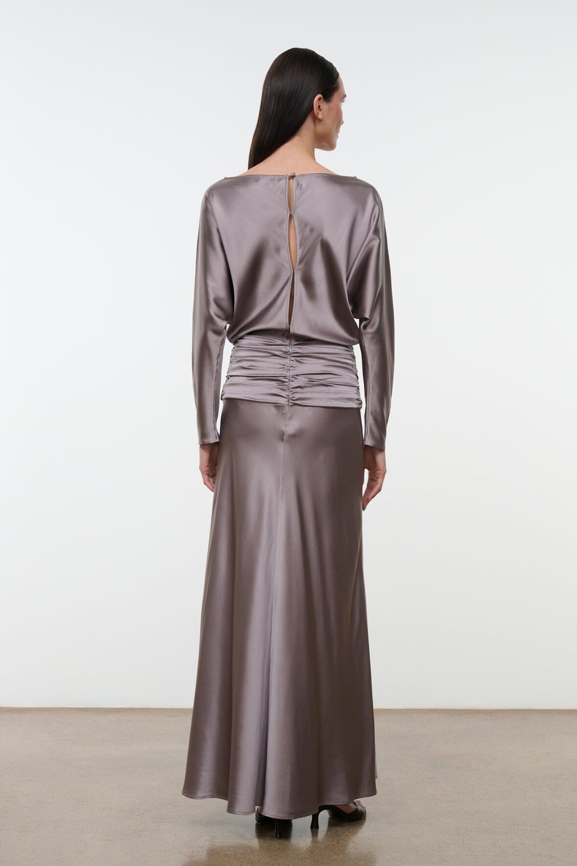 Freda Silk Dress | Zinc — 4