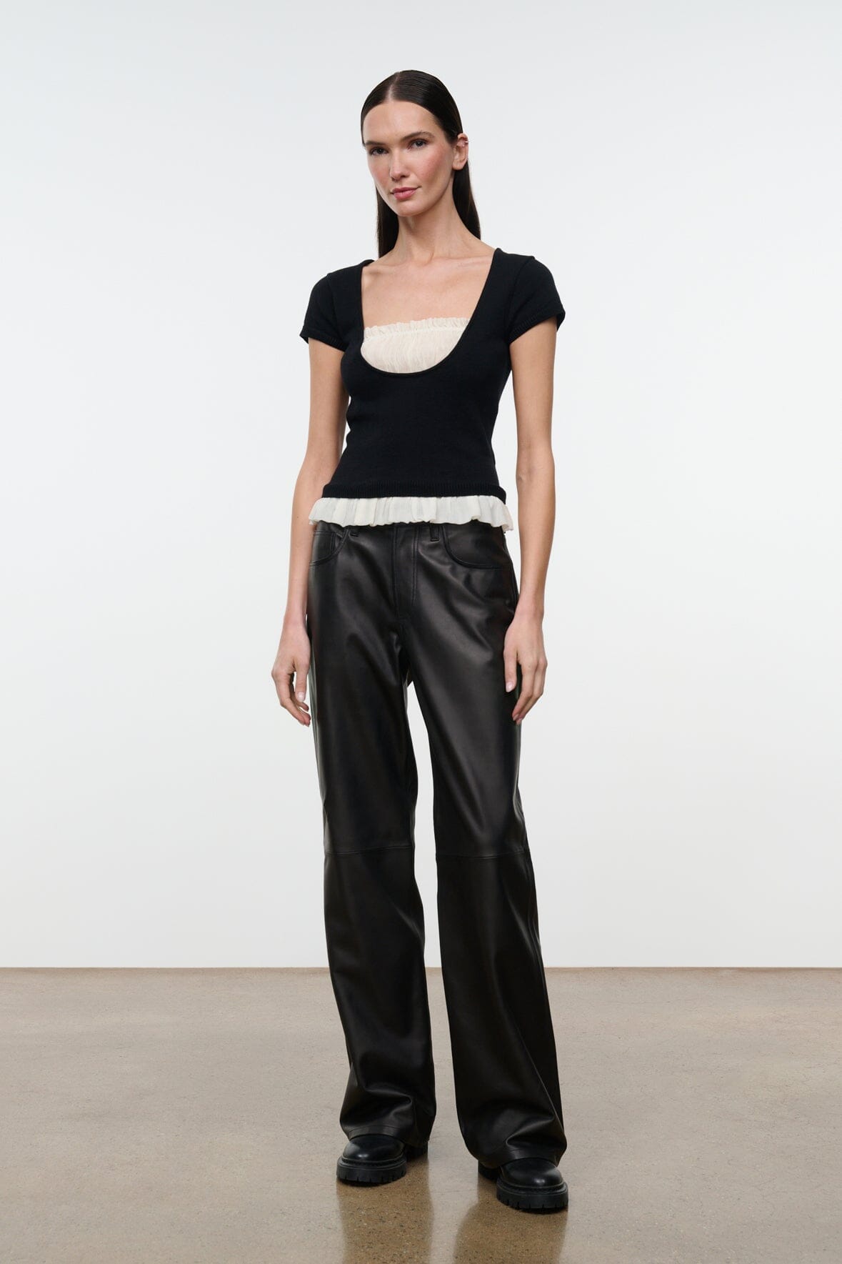 Marin Top | Black Ivory — 2