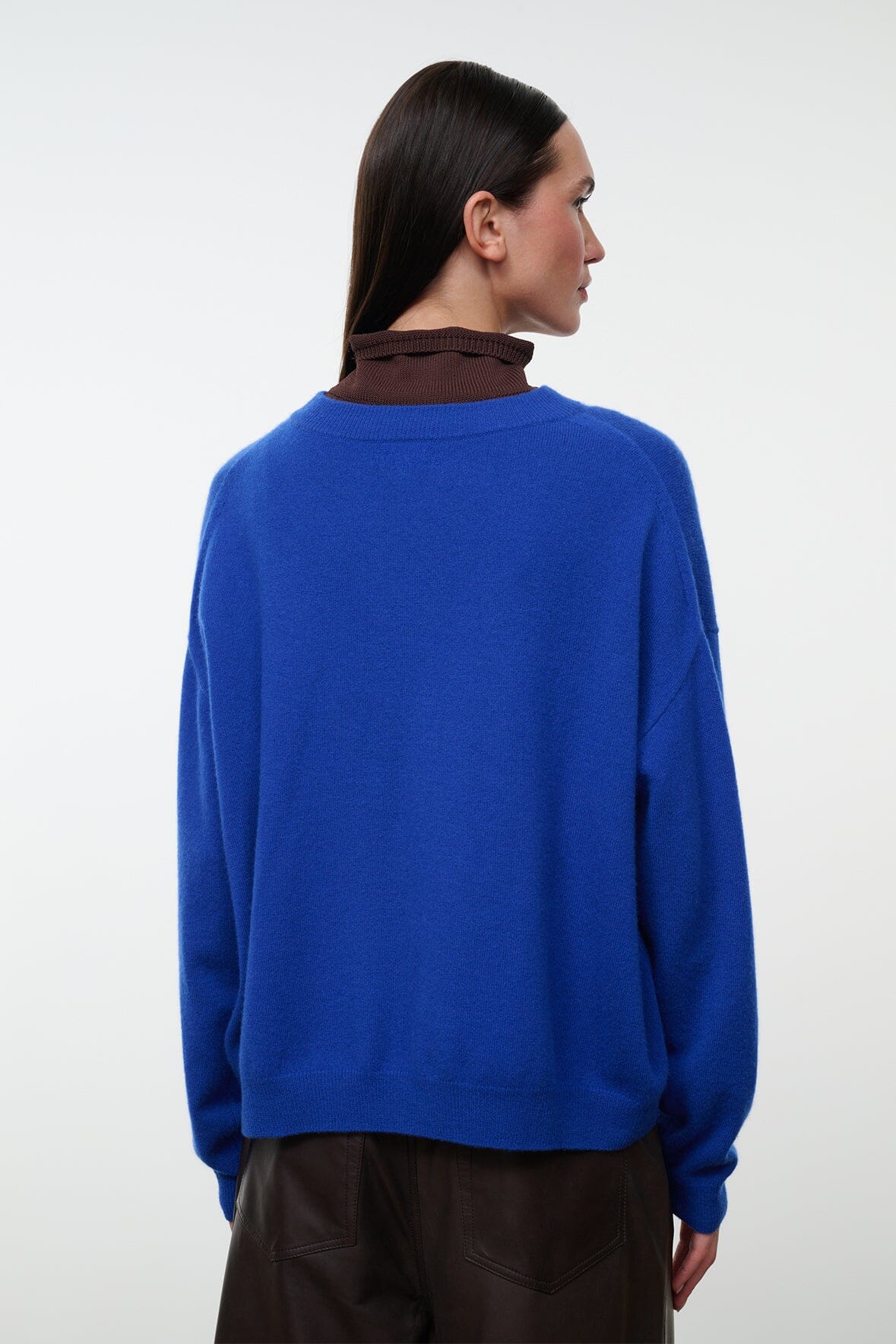 Spencer Cashmere Sweater | Cobalt — 3