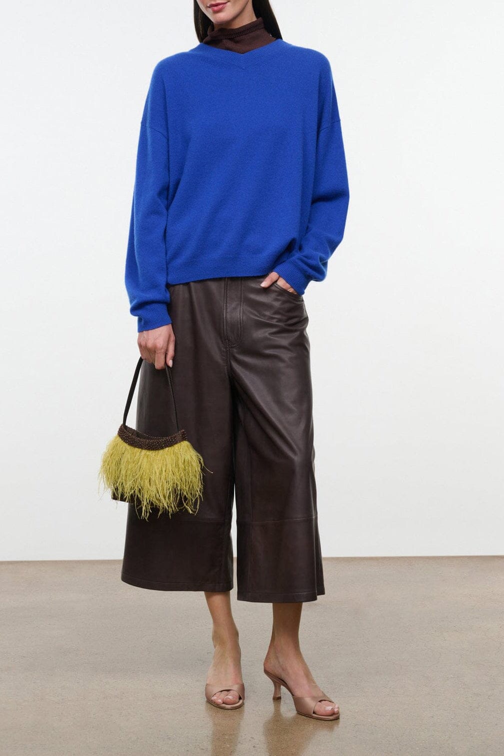 Spencer Cashmere Sweater | Cobalt — 1
