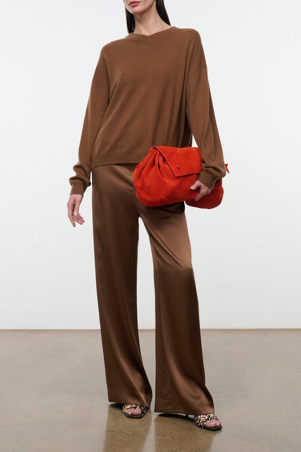 Spencer Cashmere Sweater | Cigar — 2