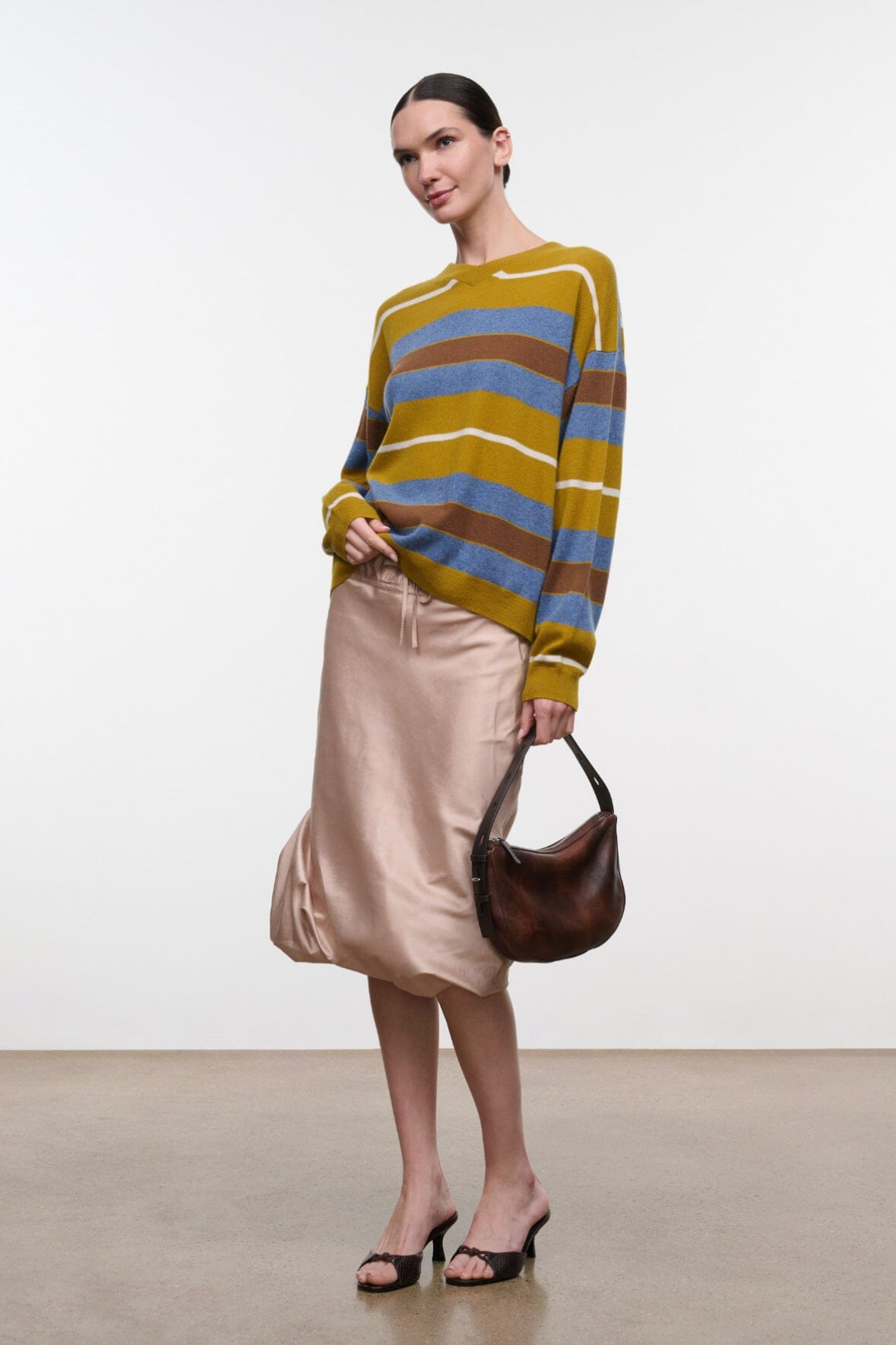 Spencer Cashmere Sweater | Canyon Stripe — 3
