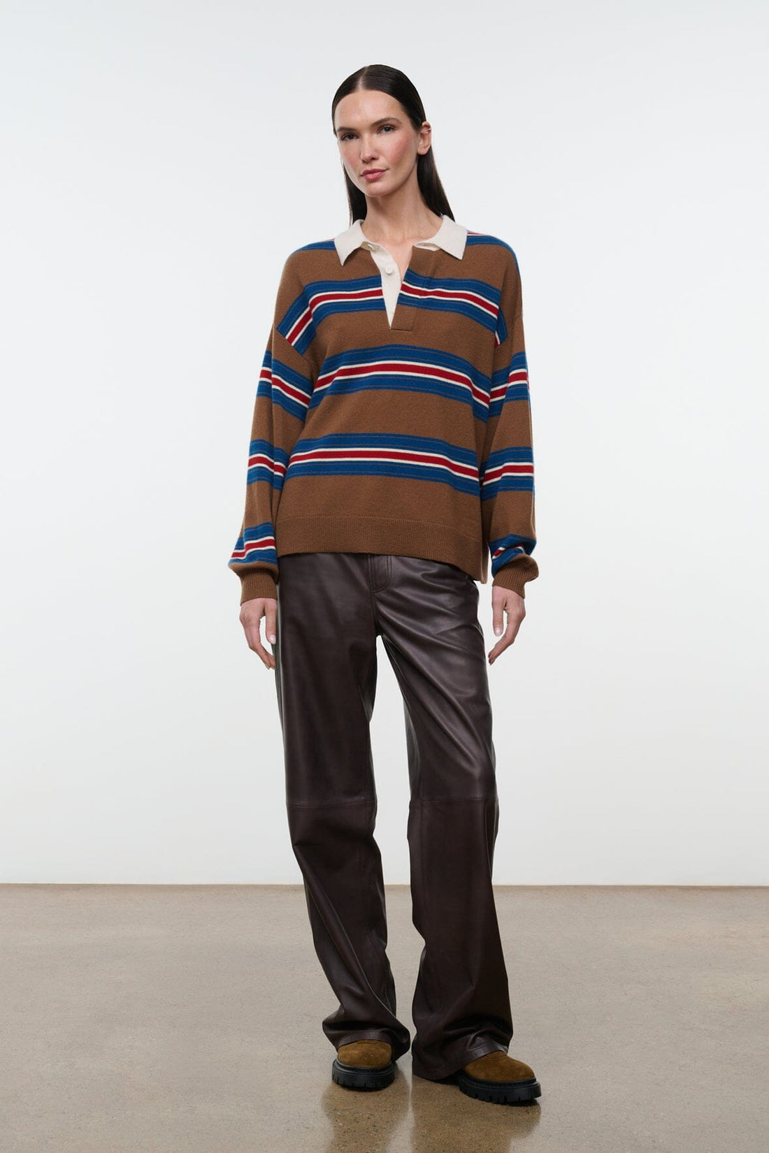Michael Cashmere Sweater | Savoy Stripe — 1