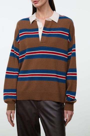 Michael Cashmere Sweater | Savoy Stripe — 1