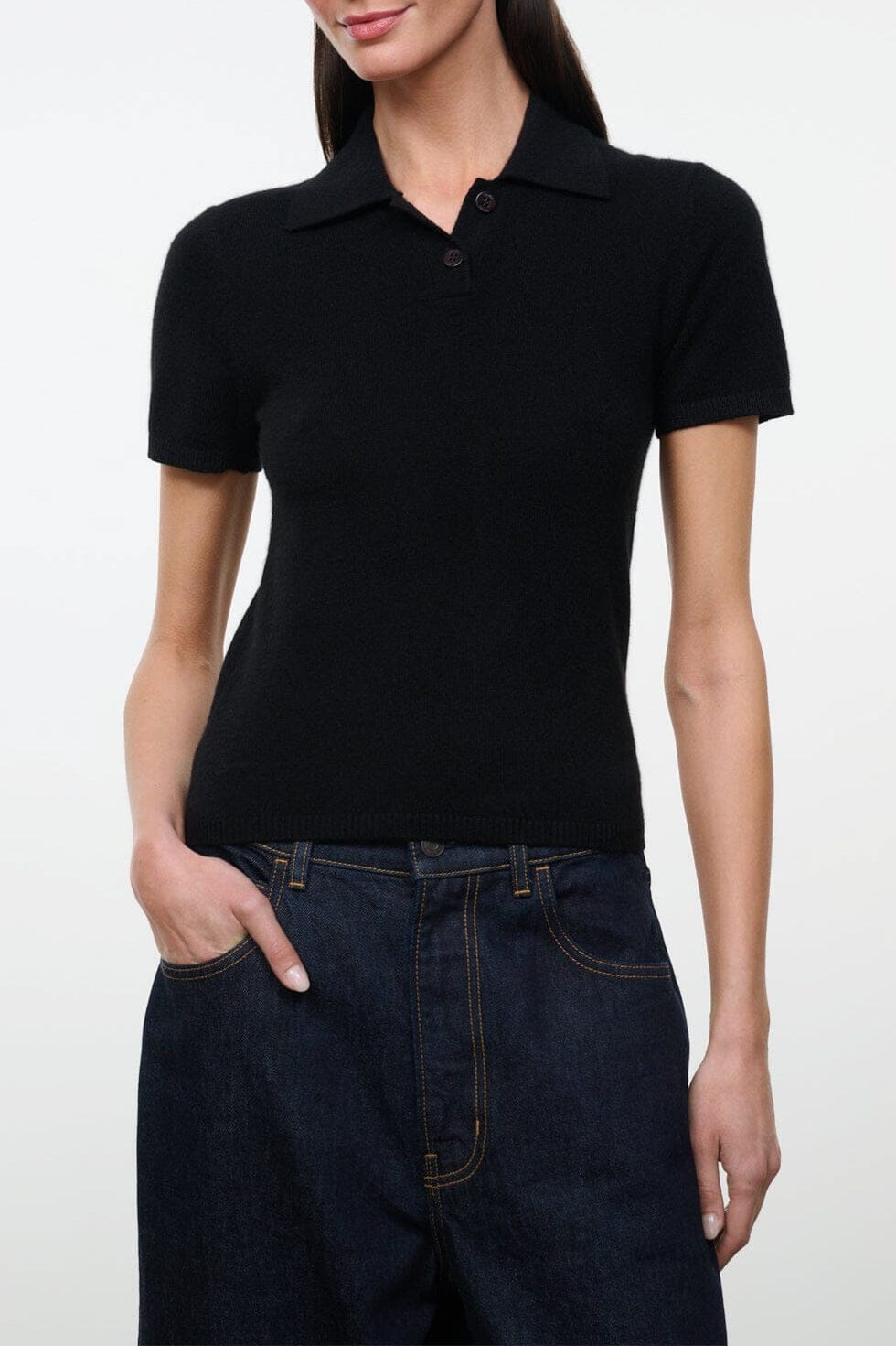 Gino Cashmere Sweater | Black — 1
