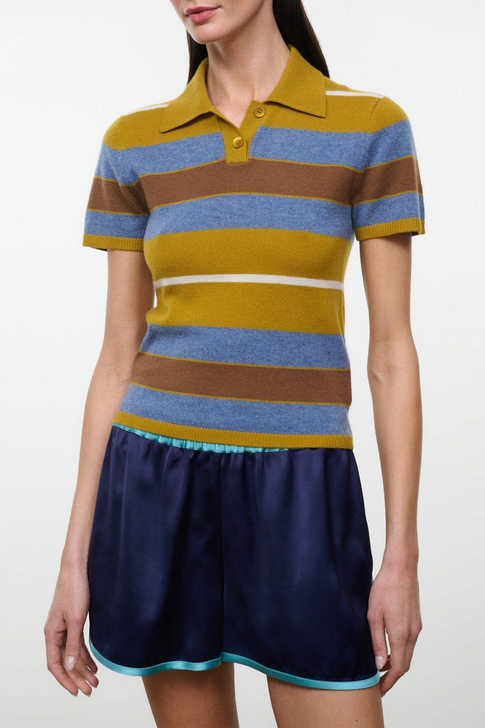 Gino Cashmere Sweater | Canyon Stripe — 1