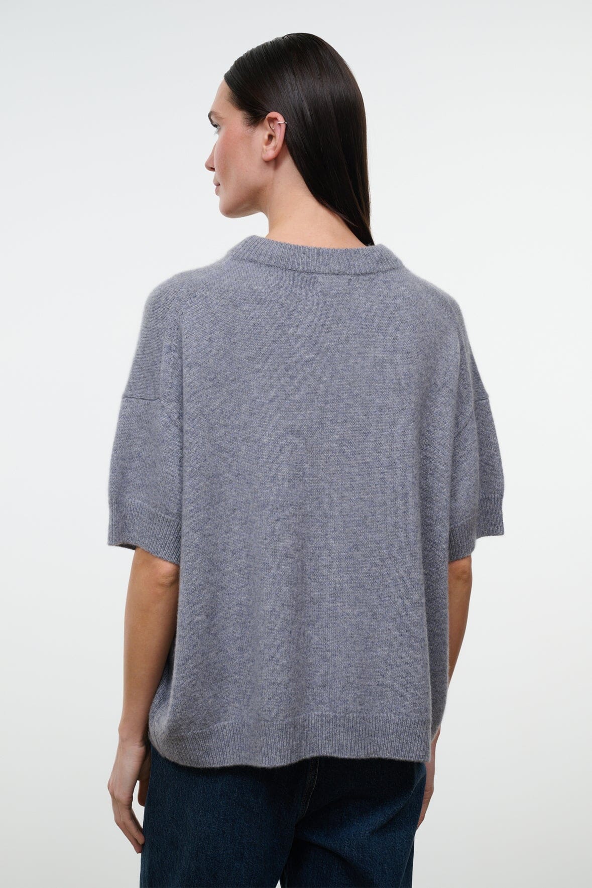 Sorrento Cashmere Sweater | Ash — 3