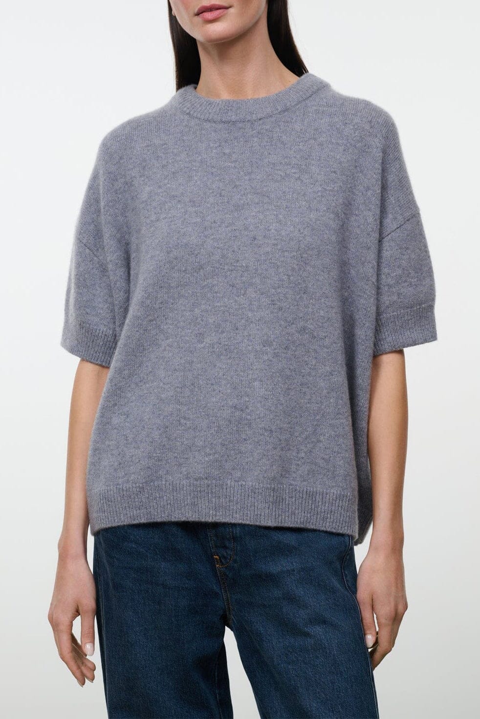 Sorrento Cashmere Sweater | Ash — 1