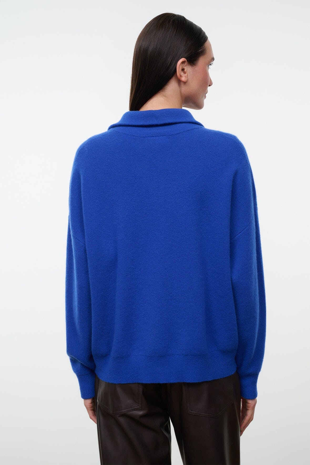 Hudson Cashmere Sweater | Cobalt — 3