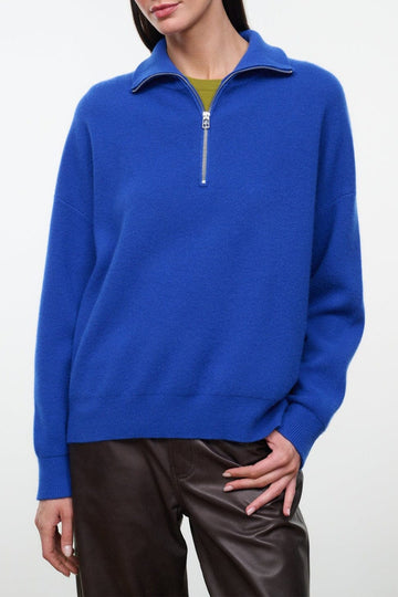 Hudson Cashmere Sweater | Cobalt — 1