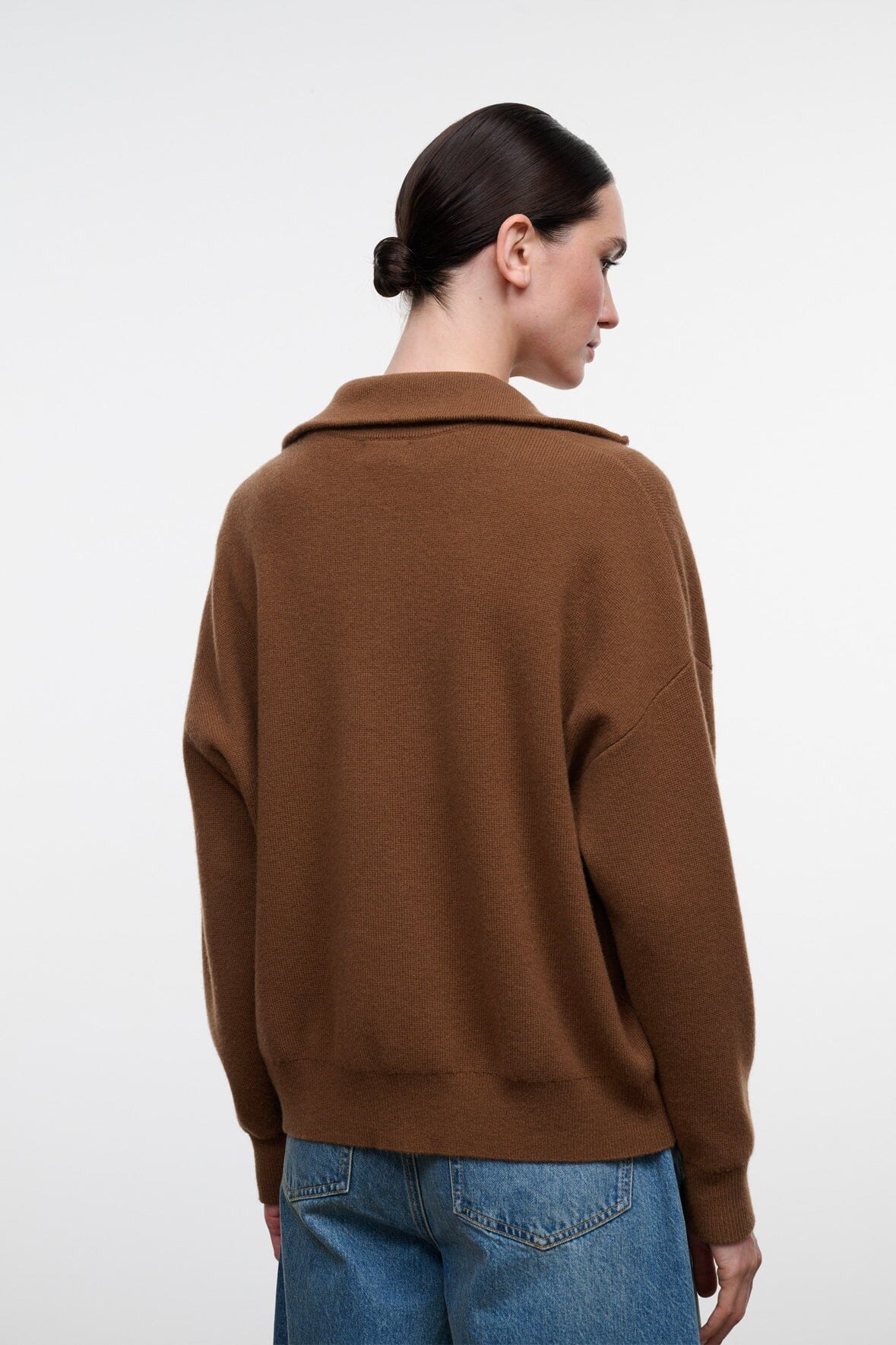 Hudson Cashmere Sweater | Cigar — 5