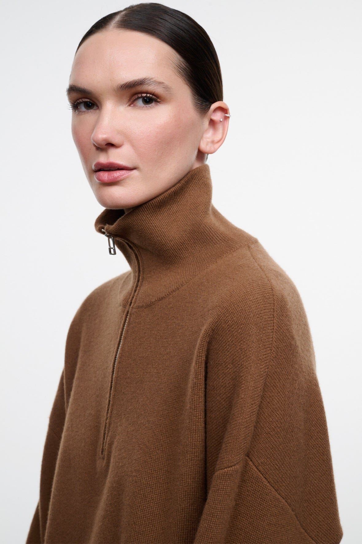 Hudson Cashmere Sweater | Cigar — 4