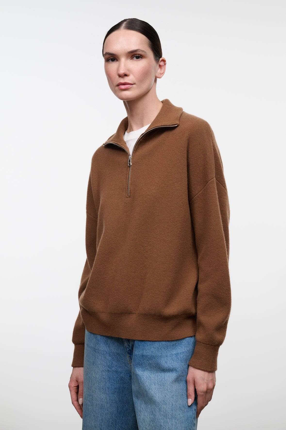 Hudson Cashmere Sweater | Cigar — 7
