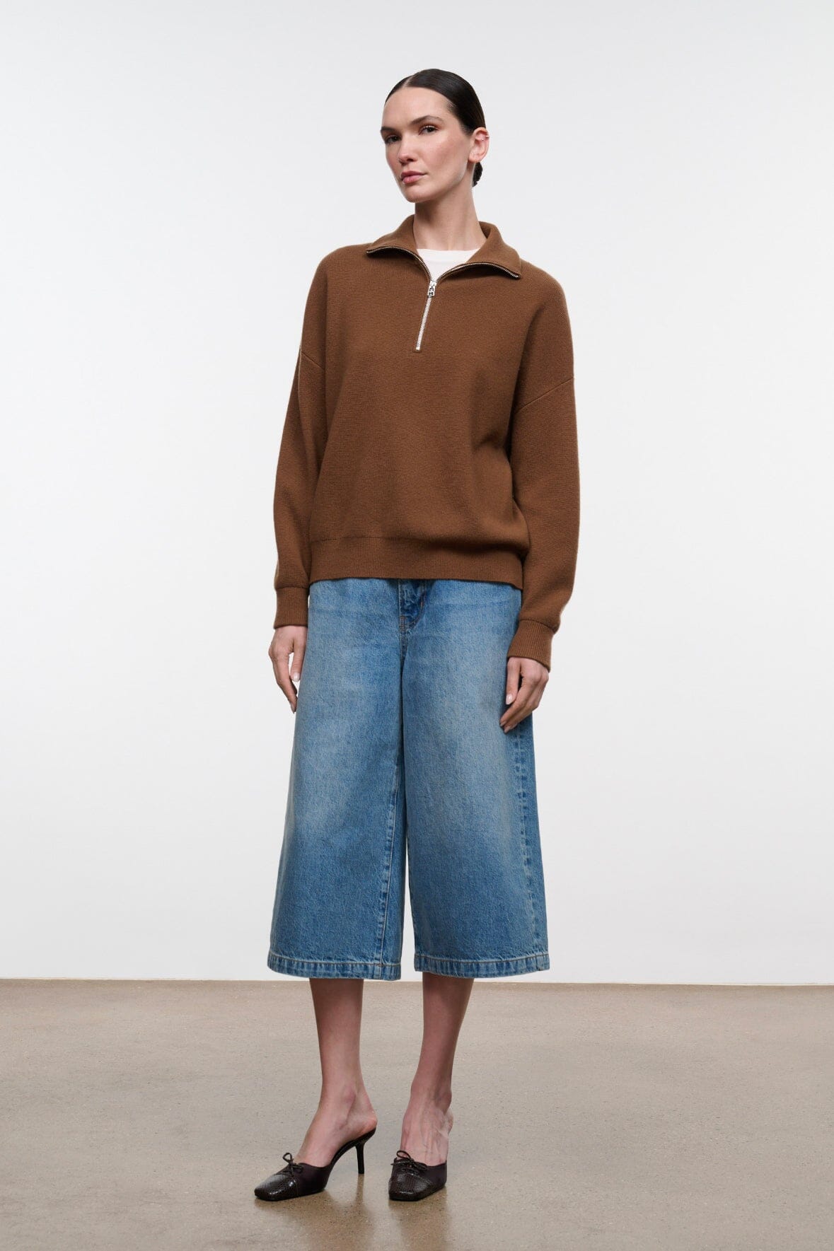 Hudson Cashmere Sweater | Cigar — 6