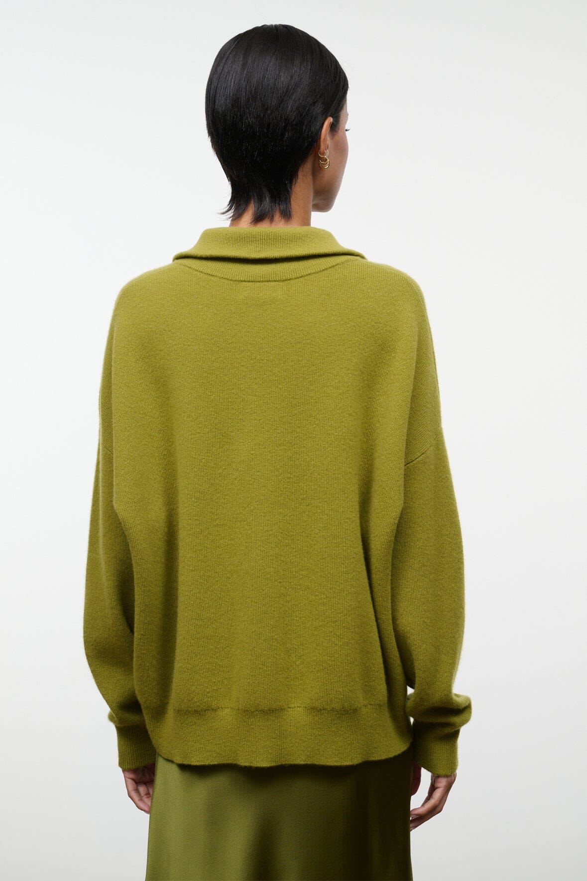 Hudson Cashmere Sweater | Pear — 3