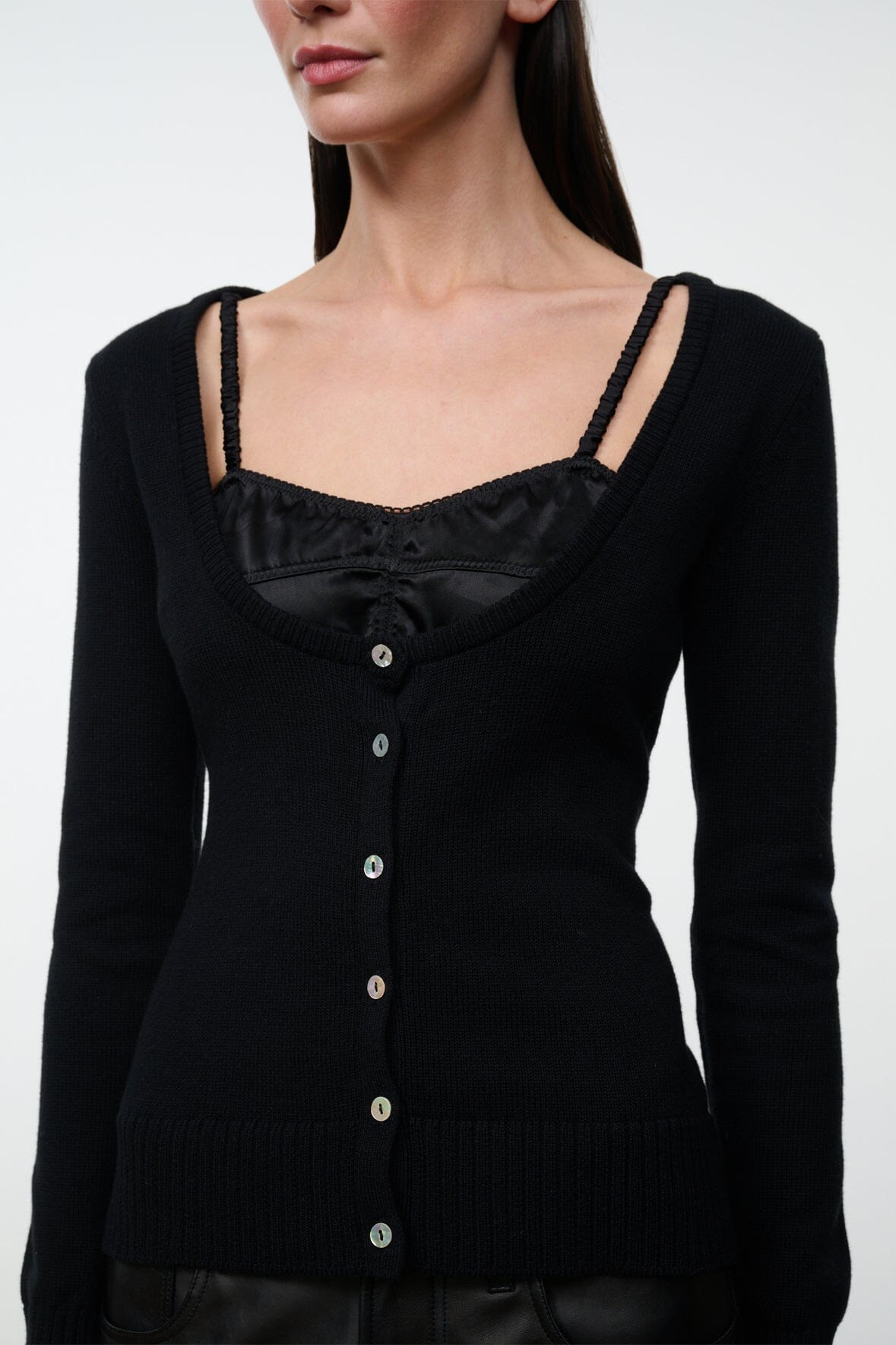 Natasha Cashmere Sweater | Black — 5