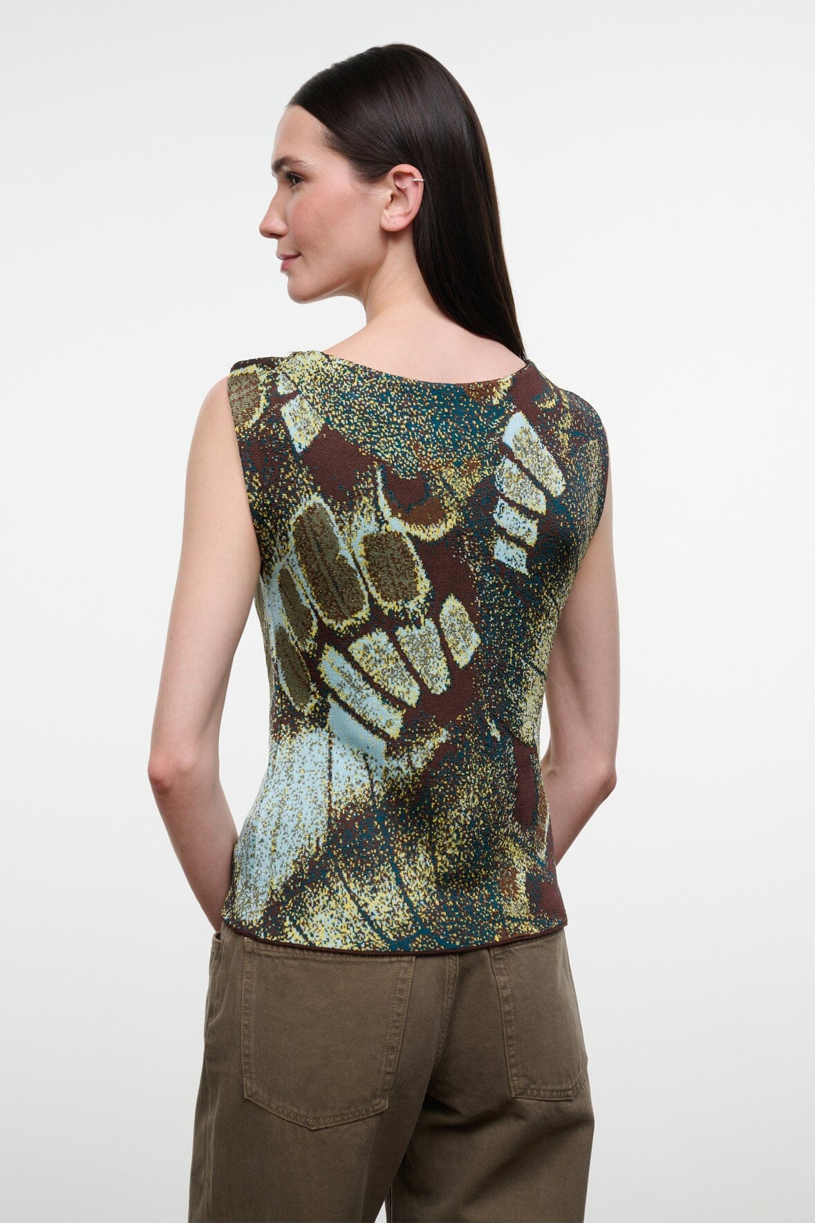 Veronica Top | Butterfly Moss — 3