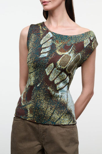 Veronica Top | Butterfly Moss — 1