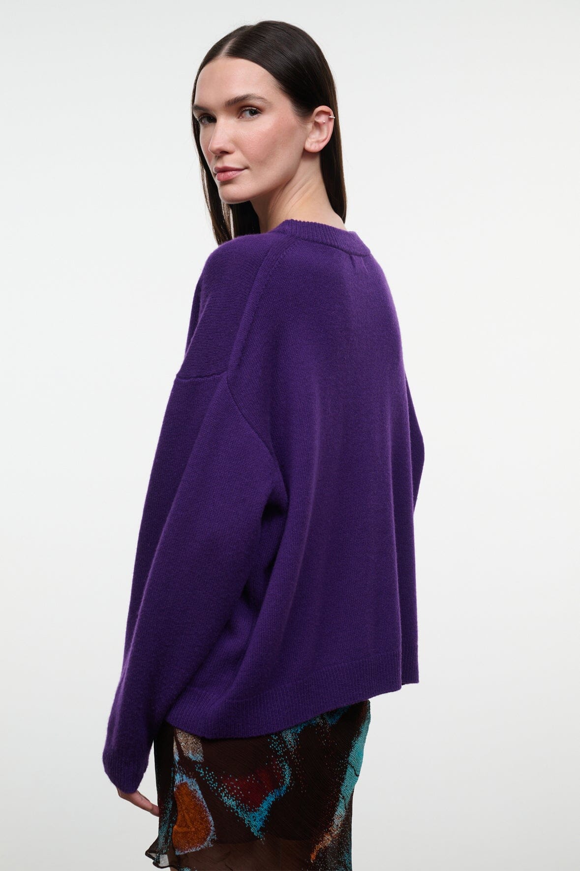 Serrano Cashmere Relaxed Crew | Cosmos — 3