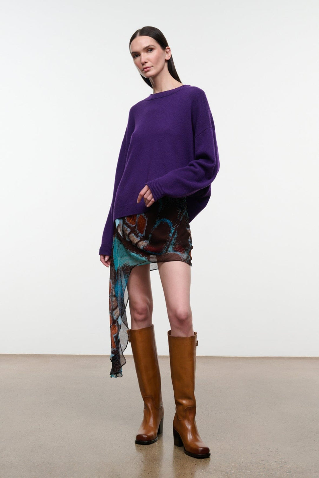 Serrano Cashmere Relaxed Crew | Cosmos — 1