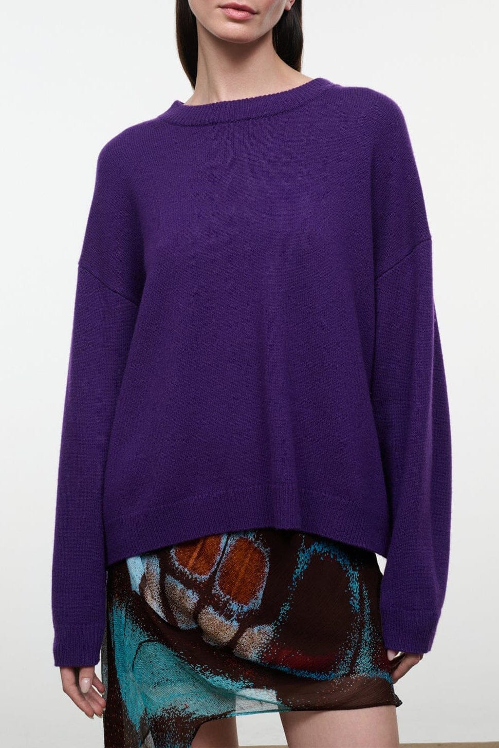Serrano Cashmere Relaxed Crew | Cosmos — 1