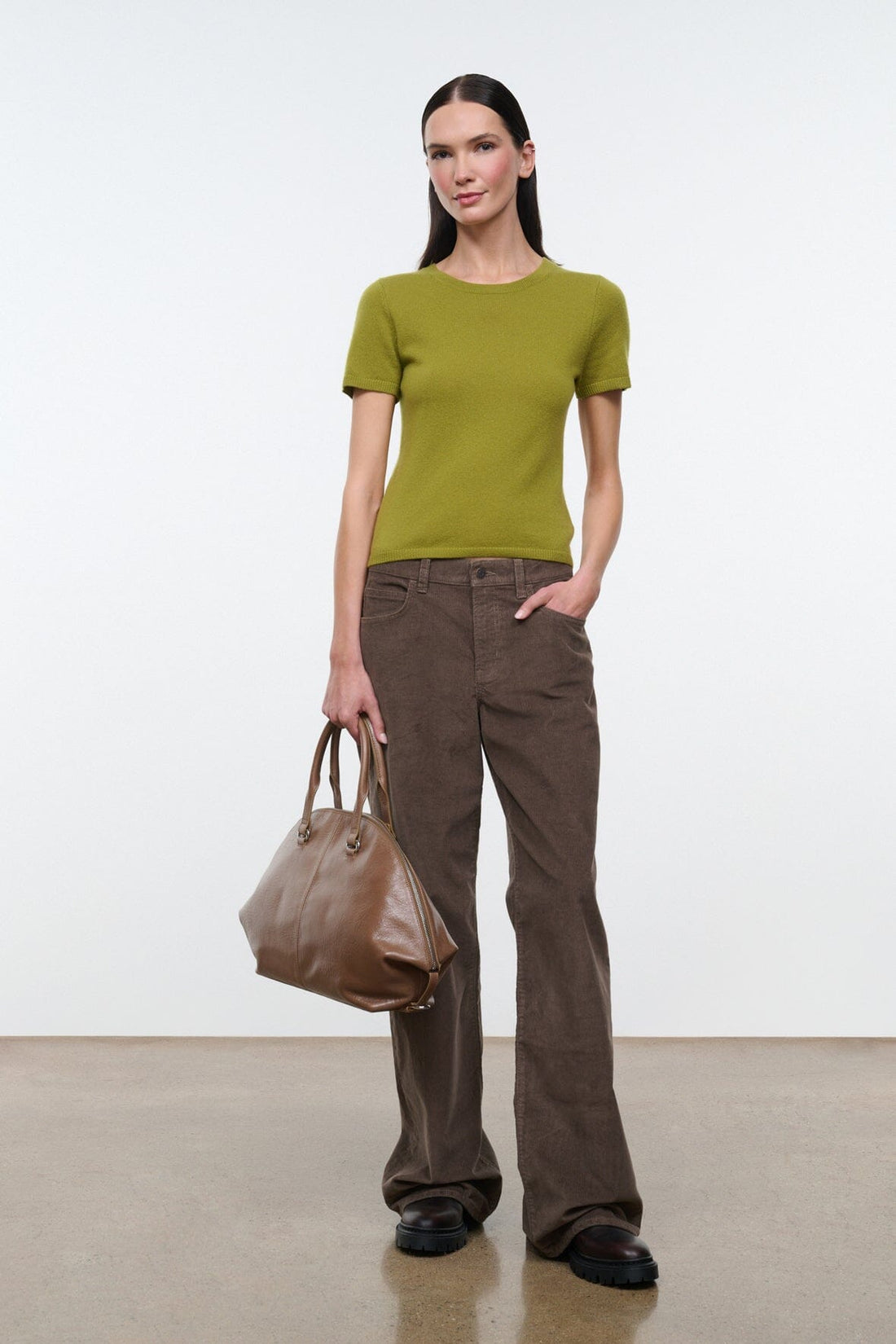 Easy Cashmere Tee | Pear — 1