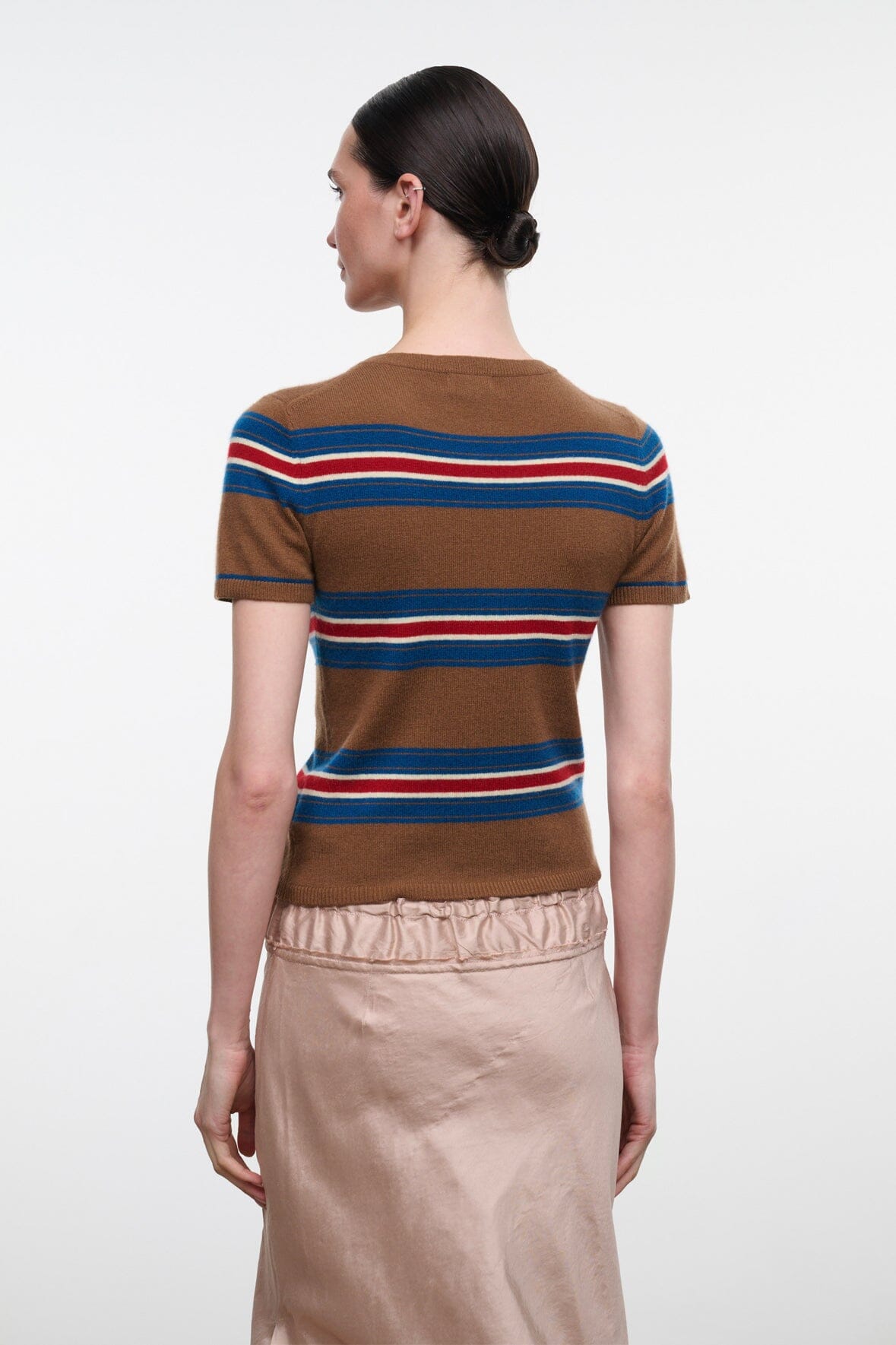 Easy Cashmere Tee | Savoy Stripe — 3
