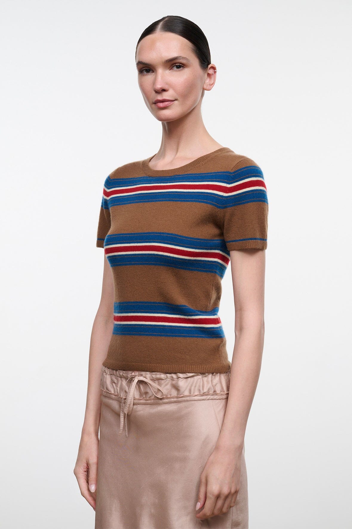 Easy Cashmere Tee | Savoy Stripe — 2