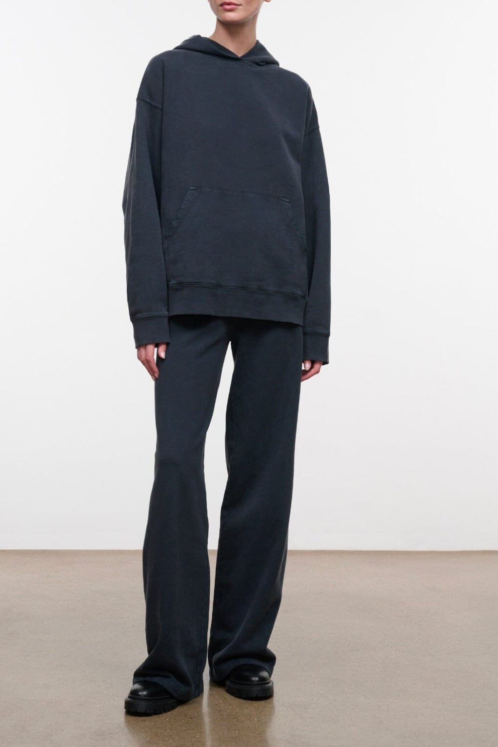 Stroll Terry Pant | Washed Black — 1