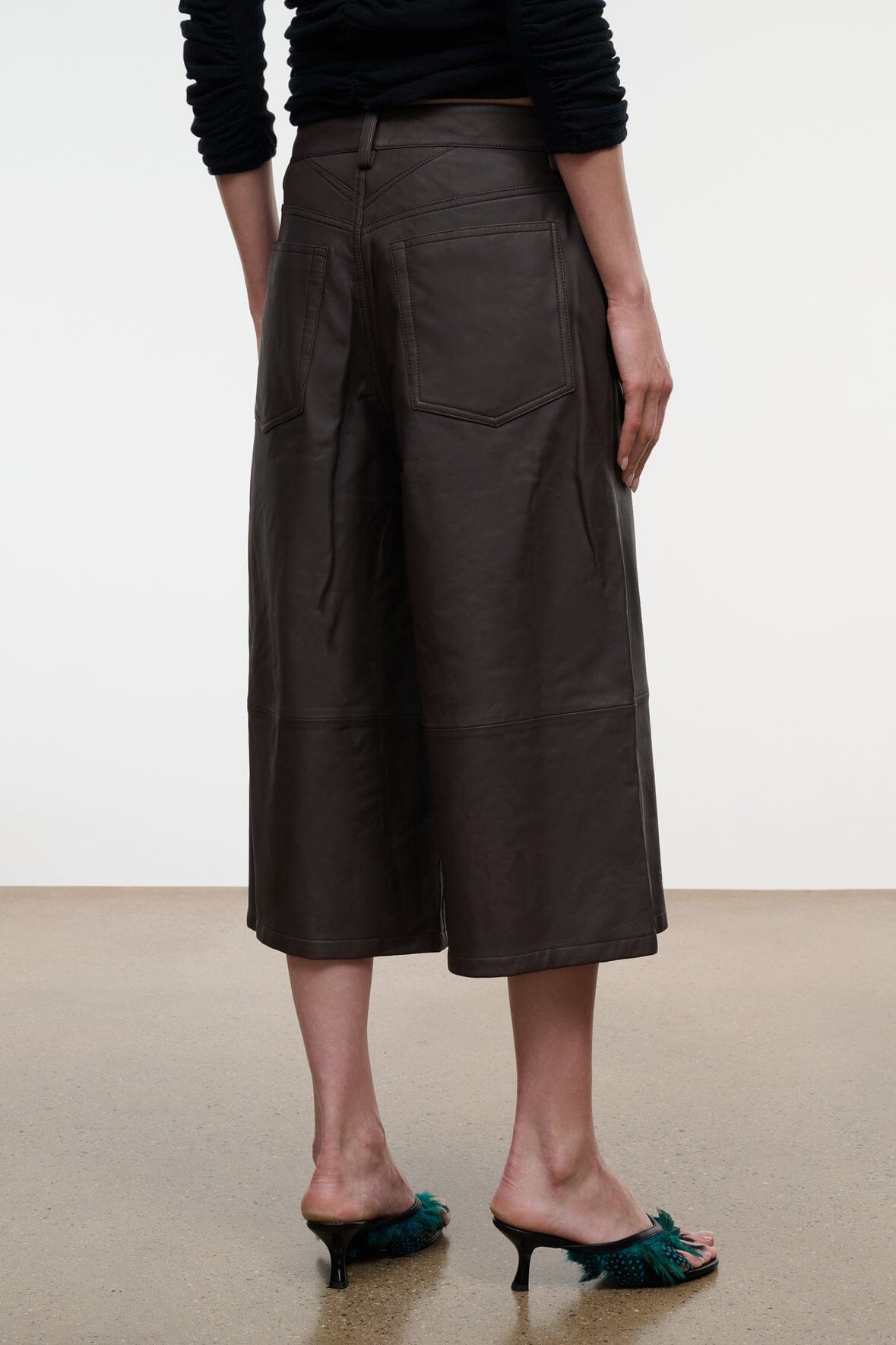 Hunter Leather Culotte | Earth — 5