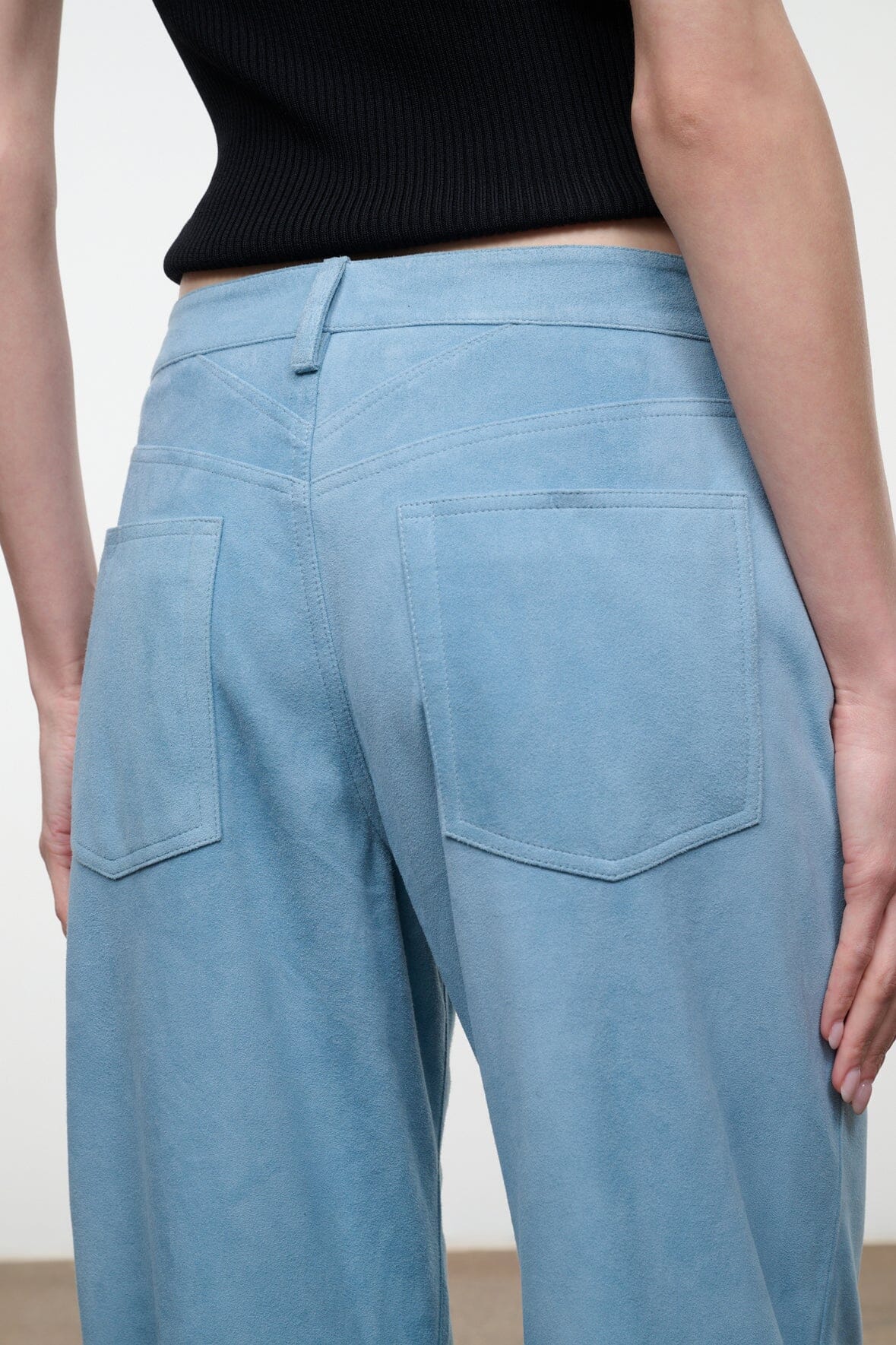 Gus Suede Pant | Sky — 5