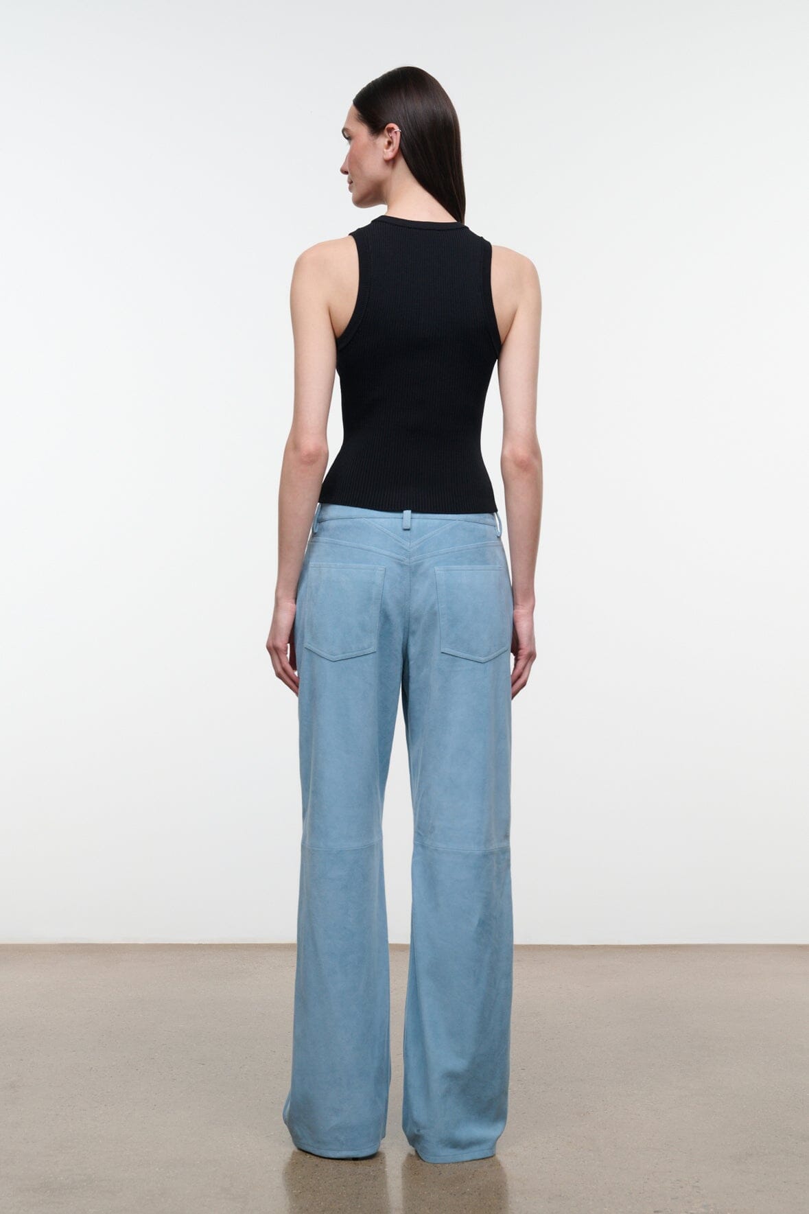 Gus Suede Pant | Sky — 7