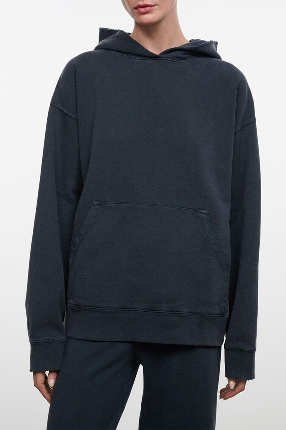 Lounge Terry Hoodie | Washed Black — 1