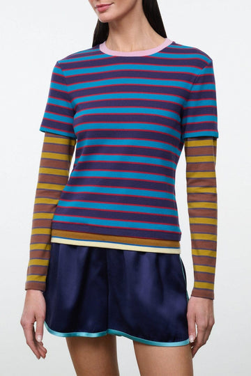 Dillon Tee | Potter Stripe Multi — 1