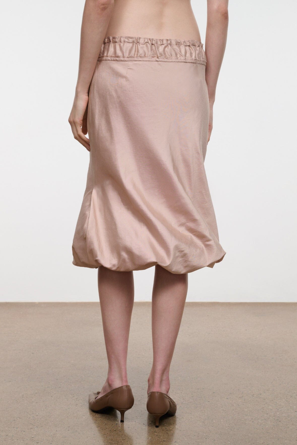 Odette Silk Skirt | Sandrose — 4