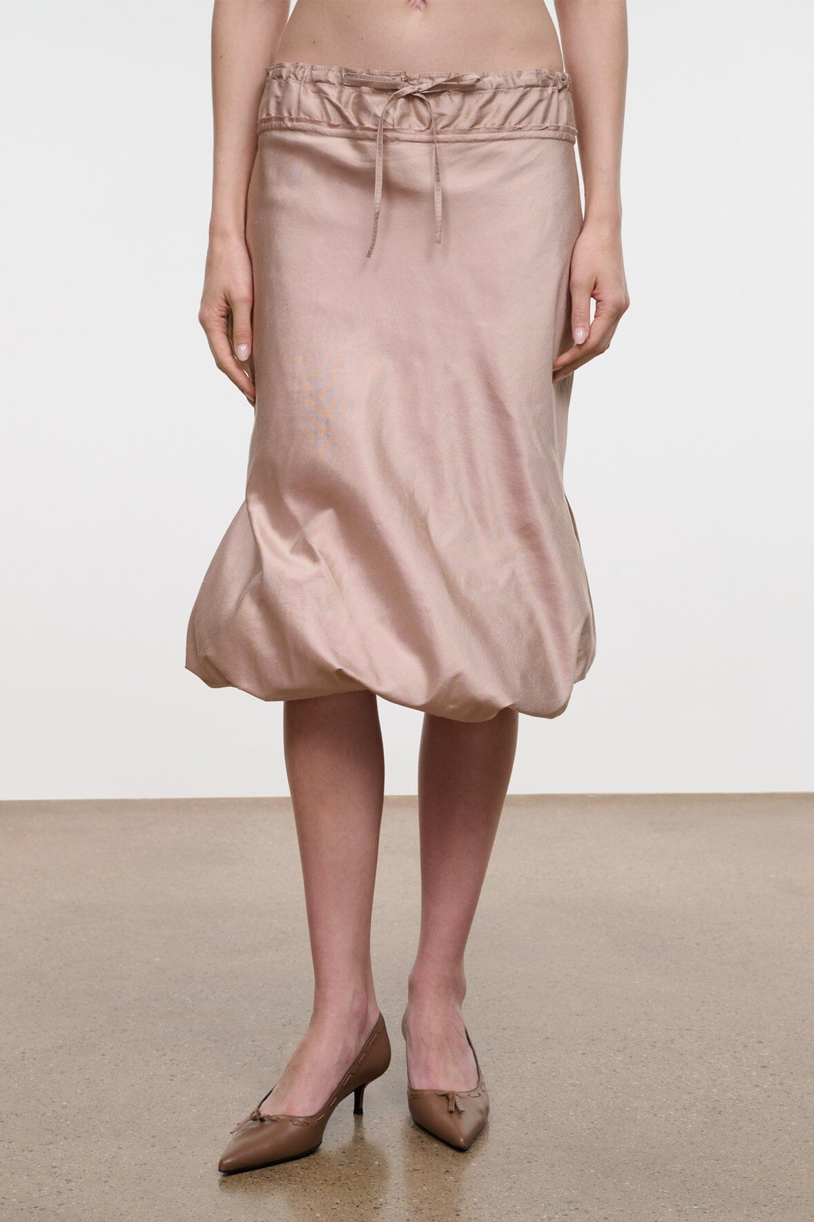 Odette Silk Skirt | Sandrose — 2