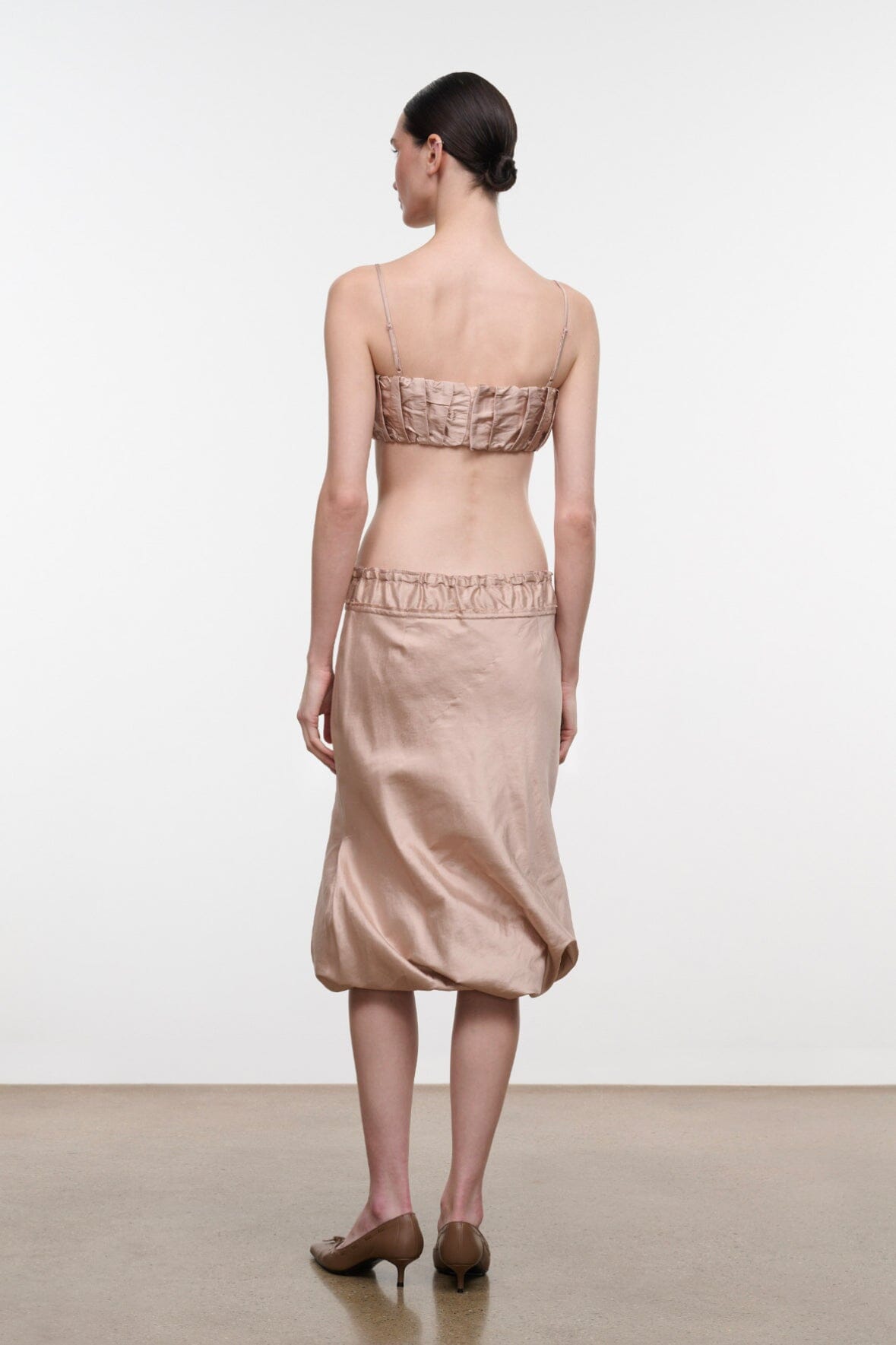 Odette Silk Skirt | Sandrose — 3