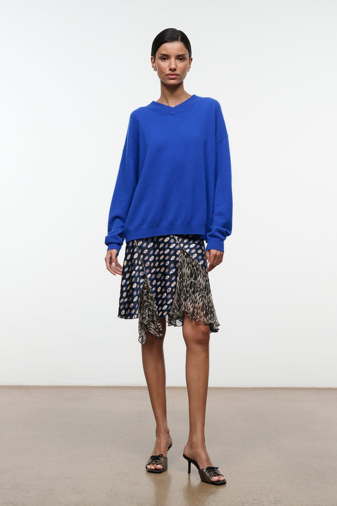 Reannah Silk Skirt | Glasswork Multi — 3