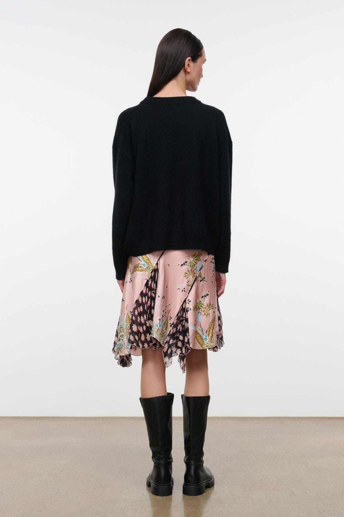 Reannah Silk Skirt | Tapestry Rose Multi — 3