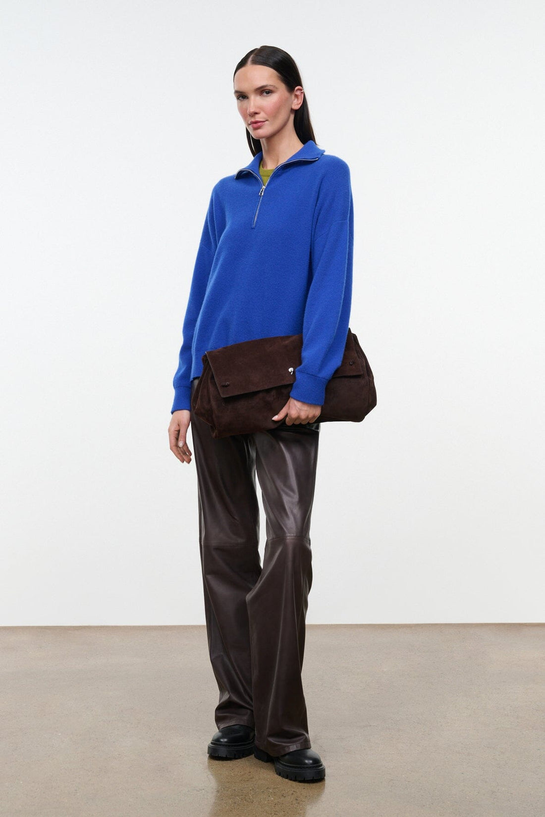 Cy Oversized Bag | Espresso — 1