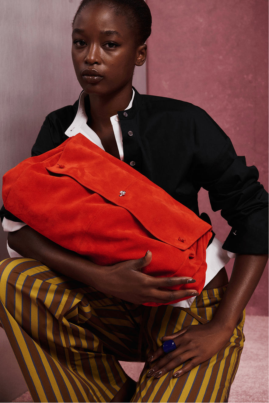 Cy Oversized Bag | Tangelo — 1
