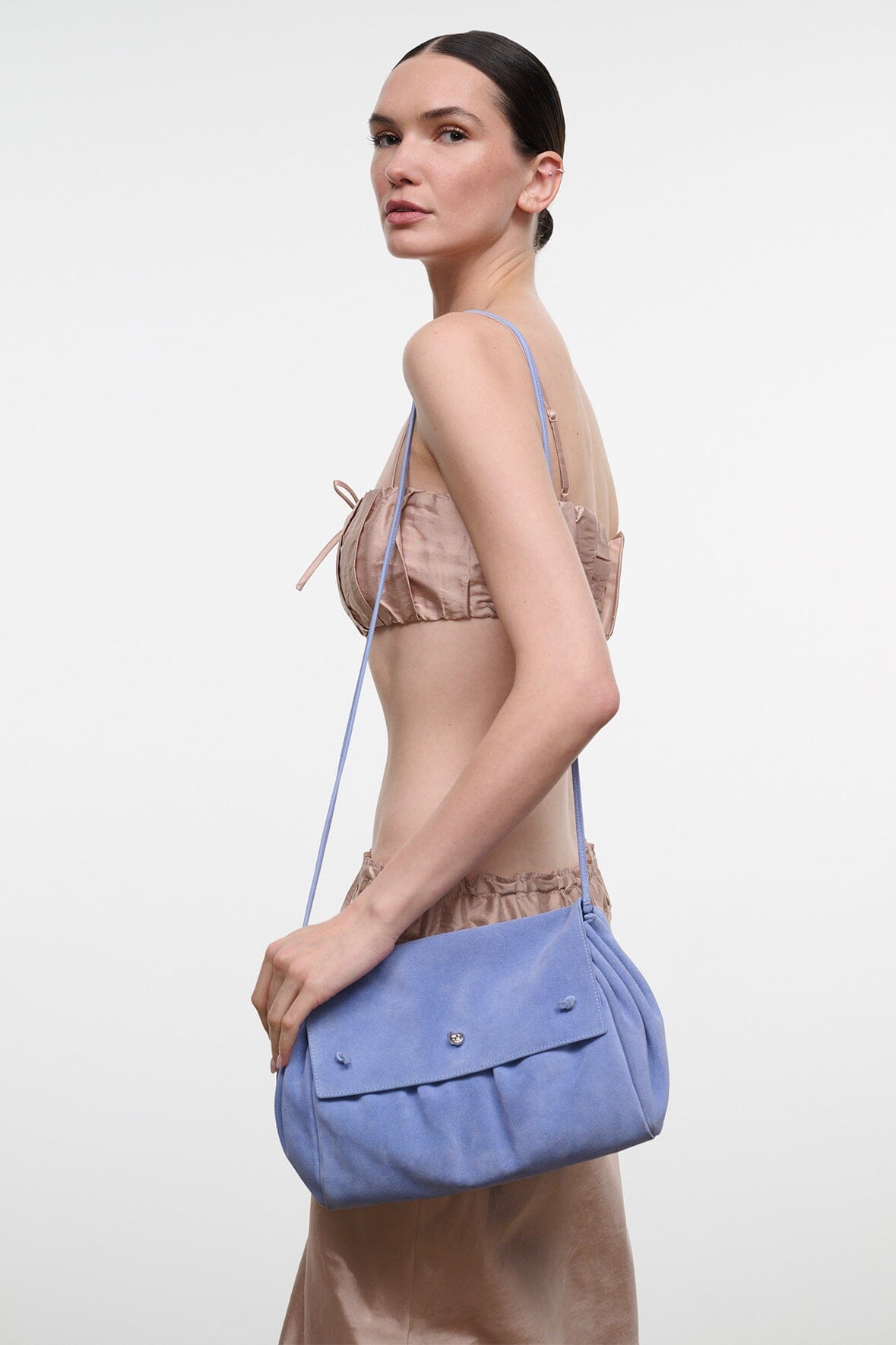 Cy Convertible Bag | Cielo Suede — 4