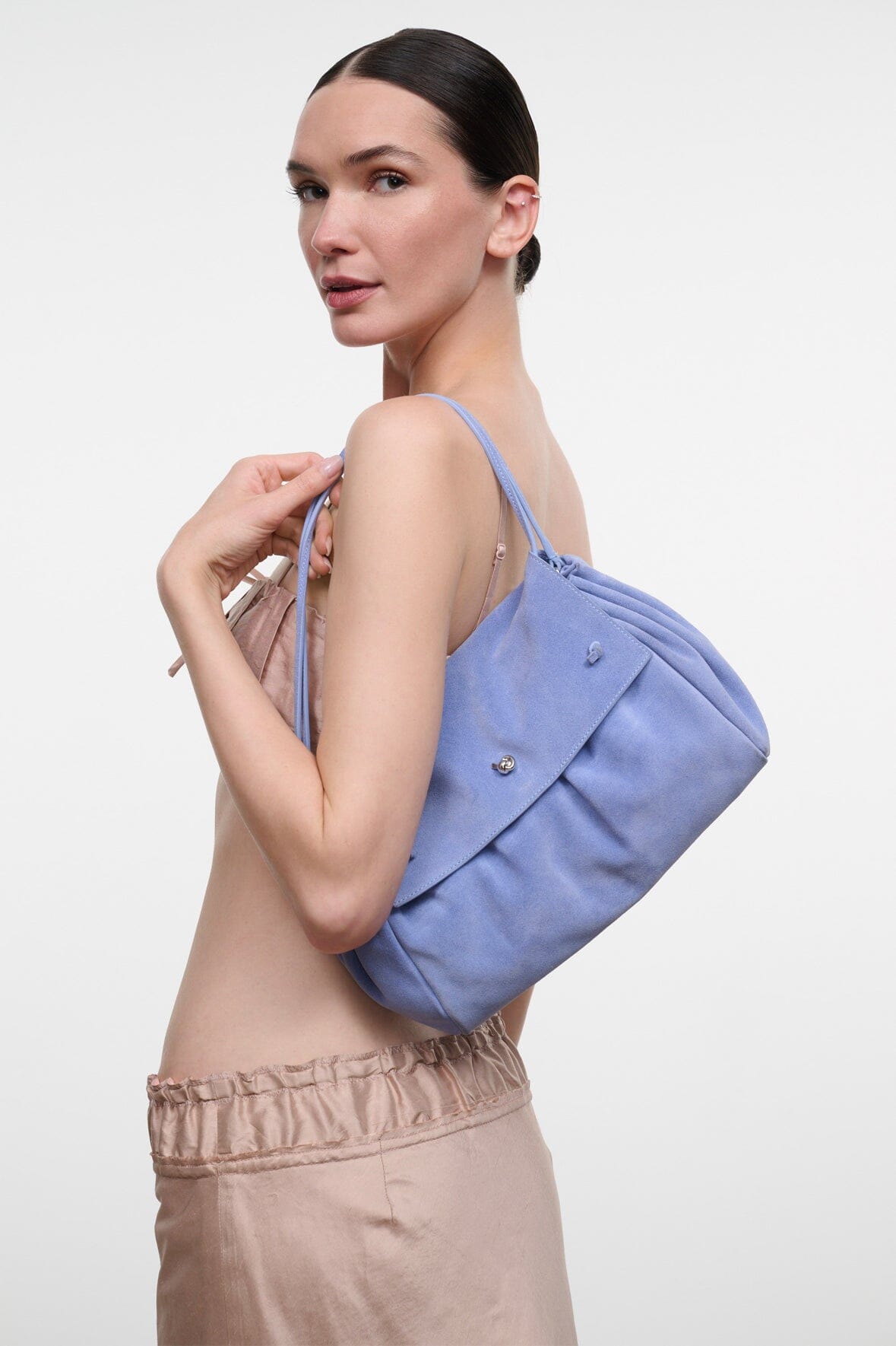 Cy Convertible Bag | Cielo Suede — 5