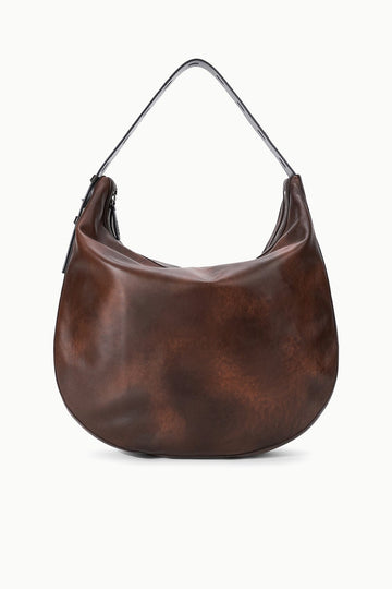 Levi Hobo Bag | Espresso Distressed — 1