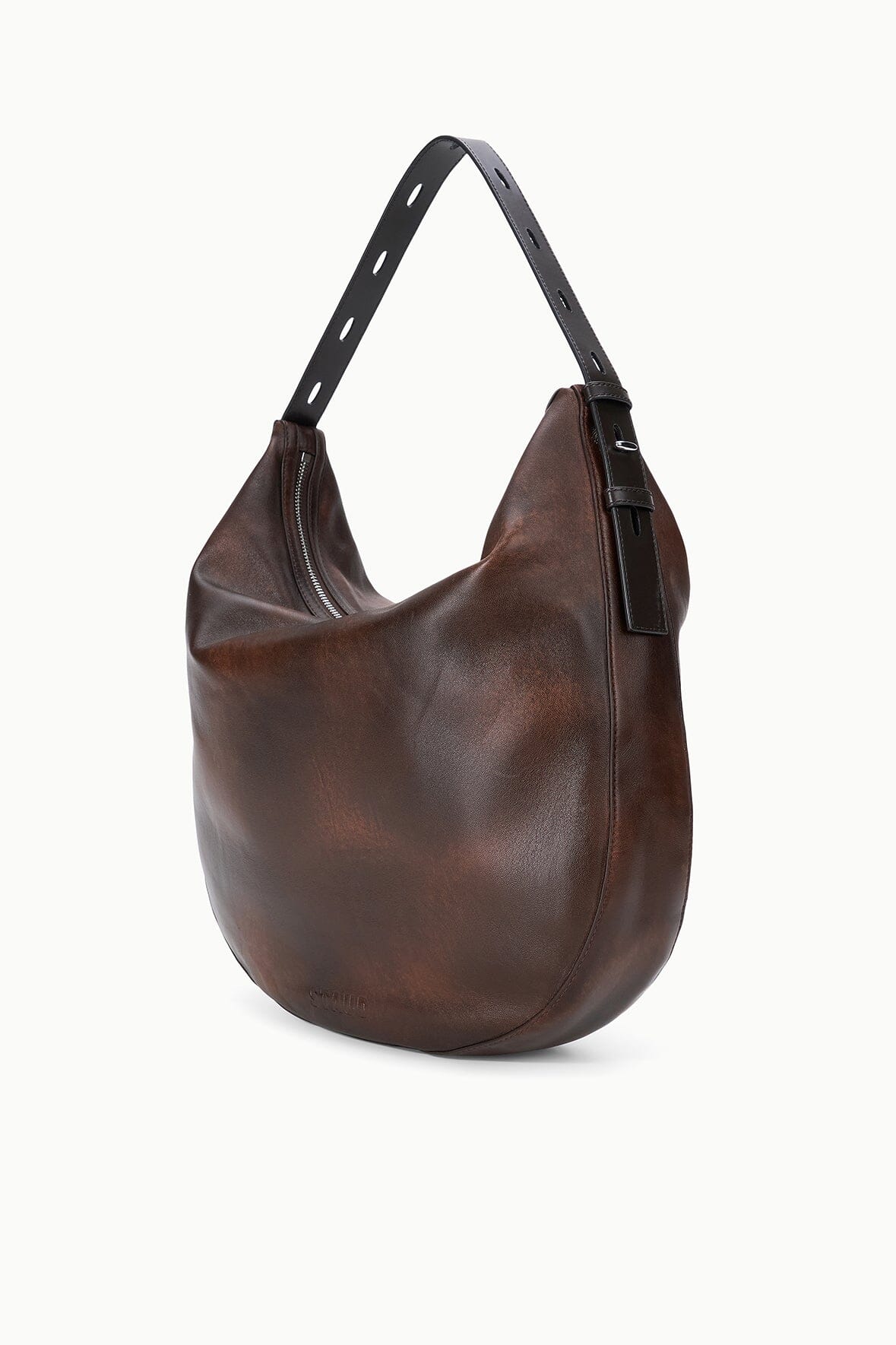 Levi Hobo Bag | Espresso Distressed — 5