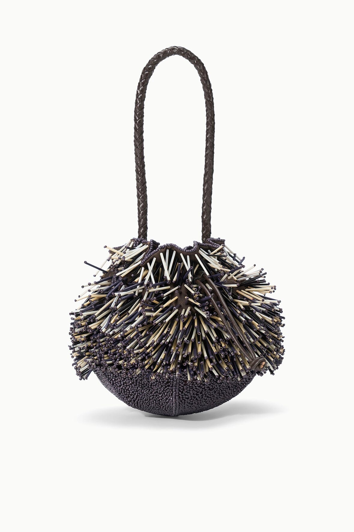 Porcupine Bag | Black Beaded Multi — 1