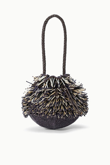 Porcupine Bag | Black Beaded Multi — 1