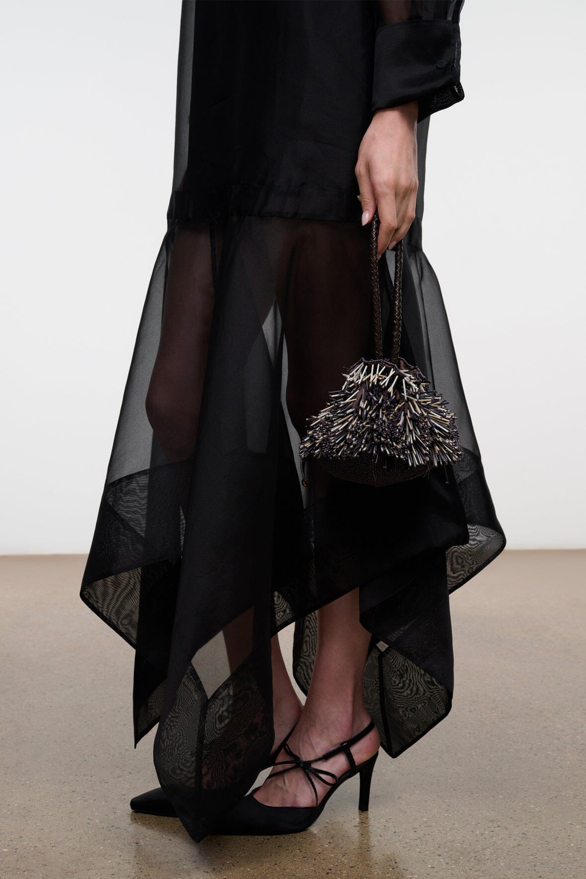Porcupine Bag | Black Beaded Multi — 5